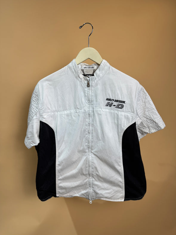 Y2K Harley Davidson Zip Shirt Jacket
