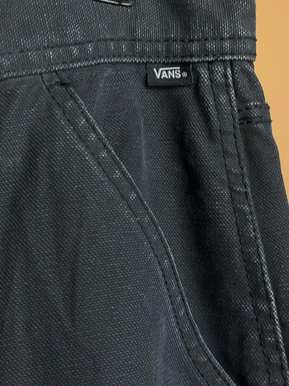 Vans Drill Chore Carpenter Black Wide Leg Carpenter Jeans - 32"