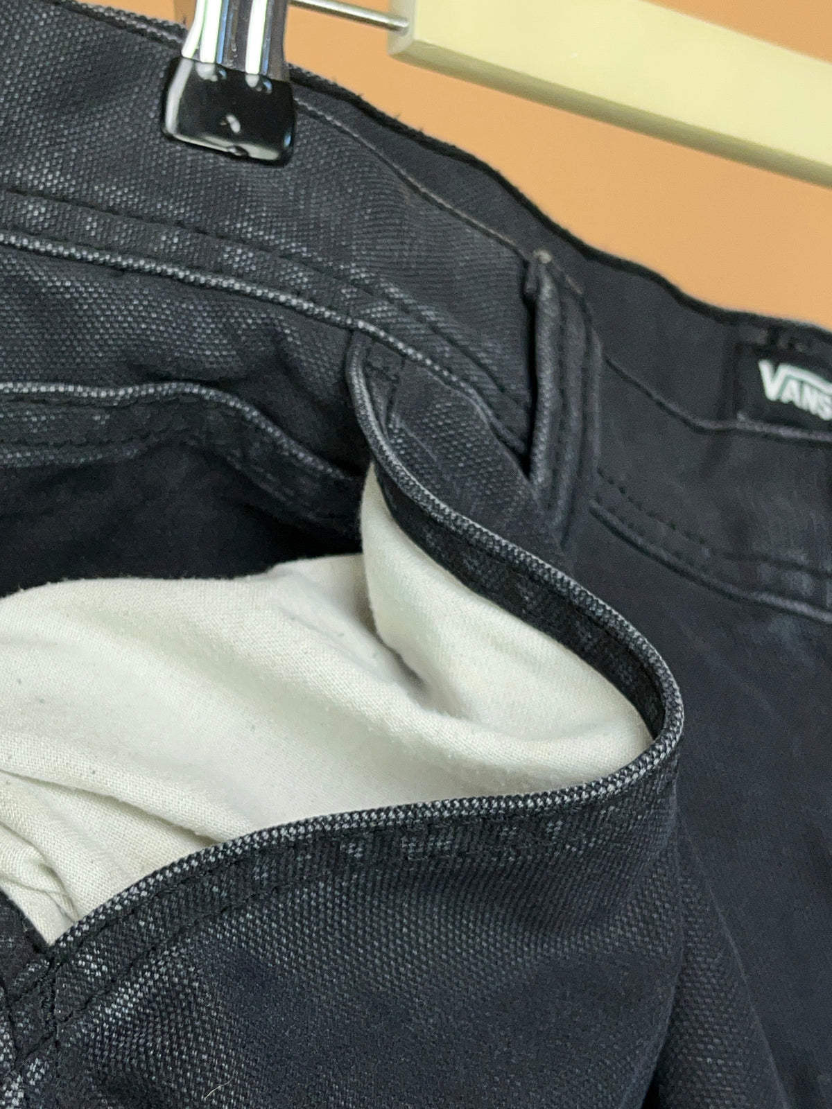 Vans Drill Chore Carpenter Black Wide Leg Carpenter Jeans - 32"