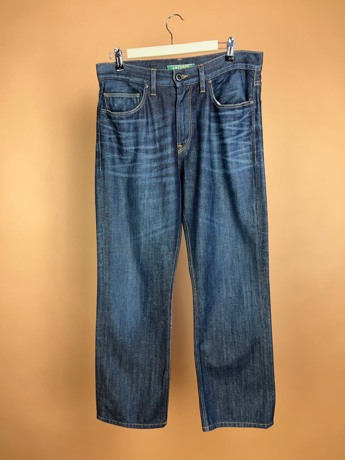 1990's Lacoste Navy Selvedge Denim - 32