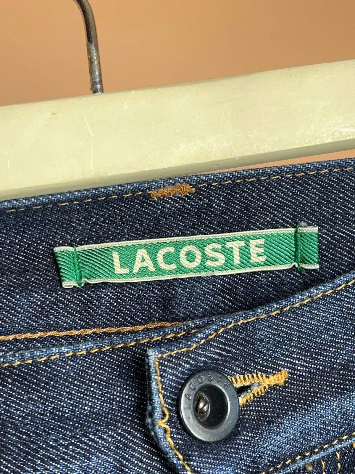 1990's Lacoste Navy Selvedge Denim - 32