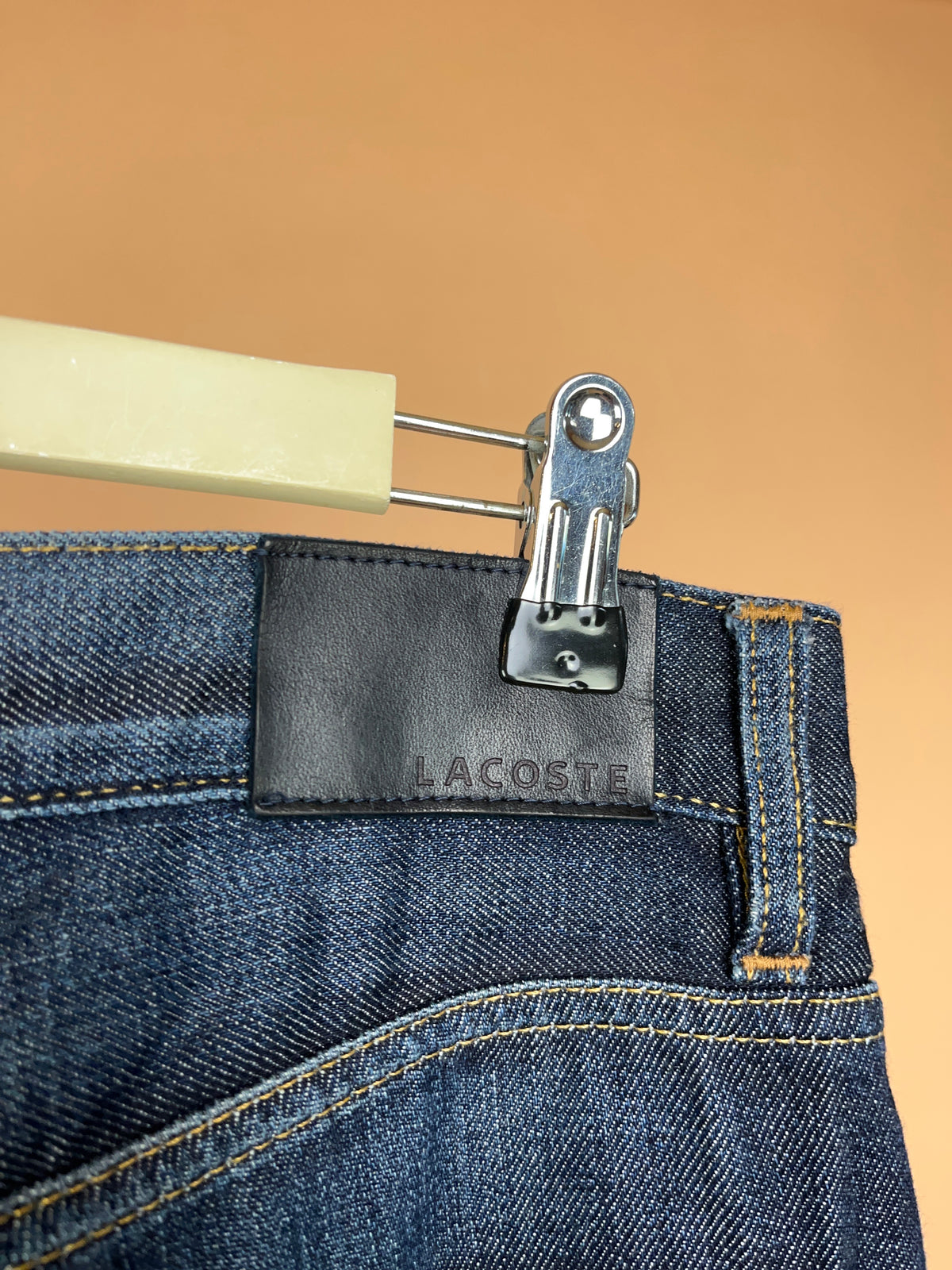 1990's Lacoste Navy Selvedge Denim - 32