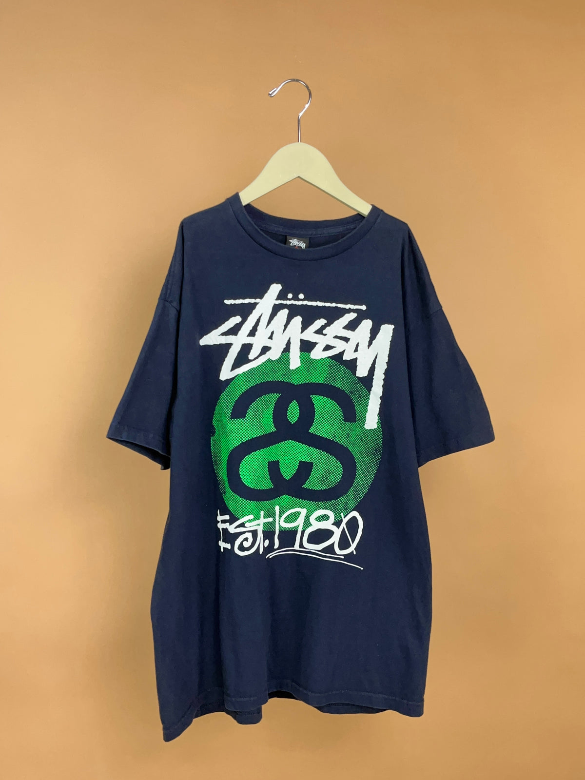 Y2k Stussy Graphic Logo T-Shirt
