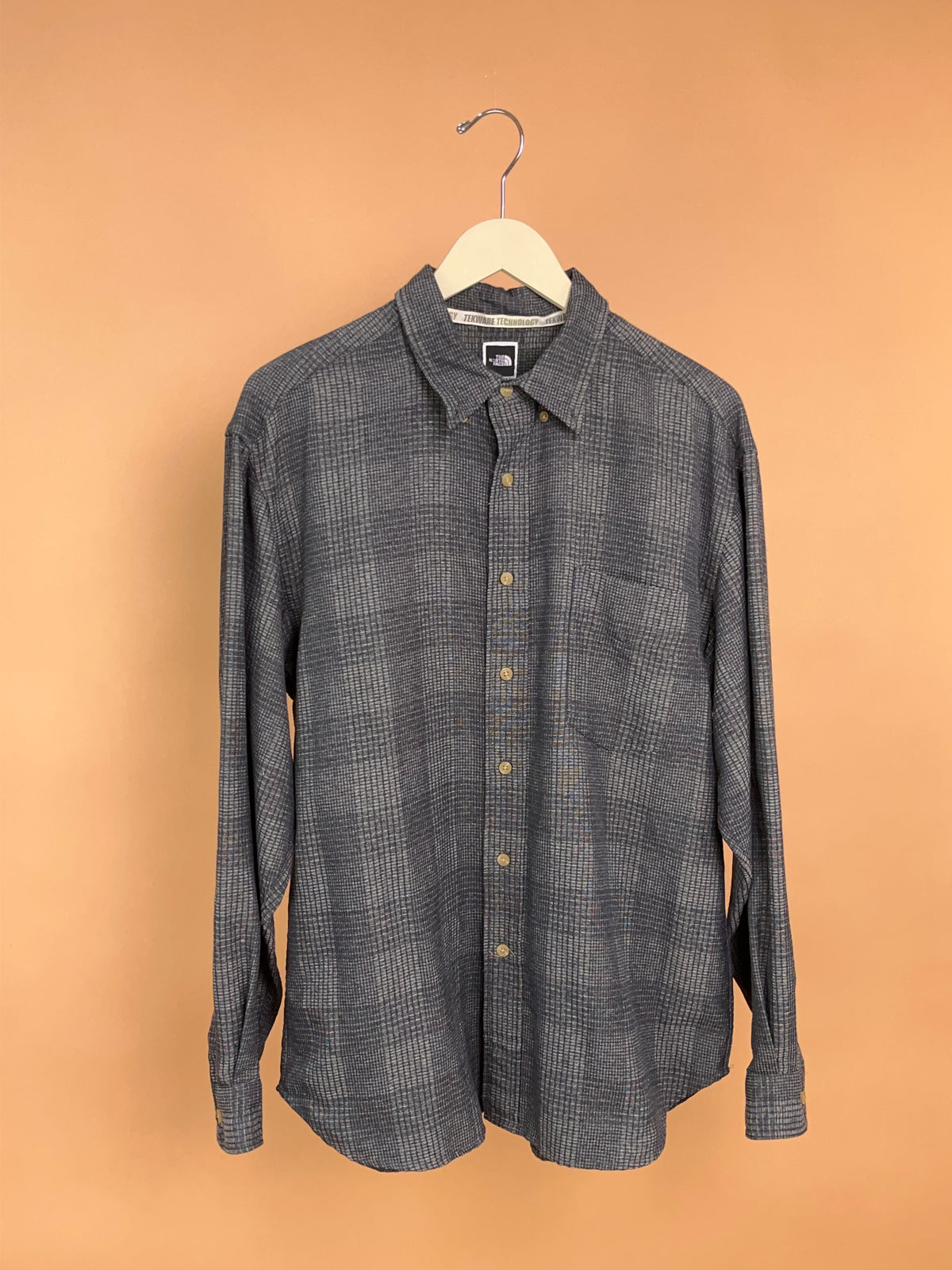 The North Face Charcoal Plaid Shirt - L