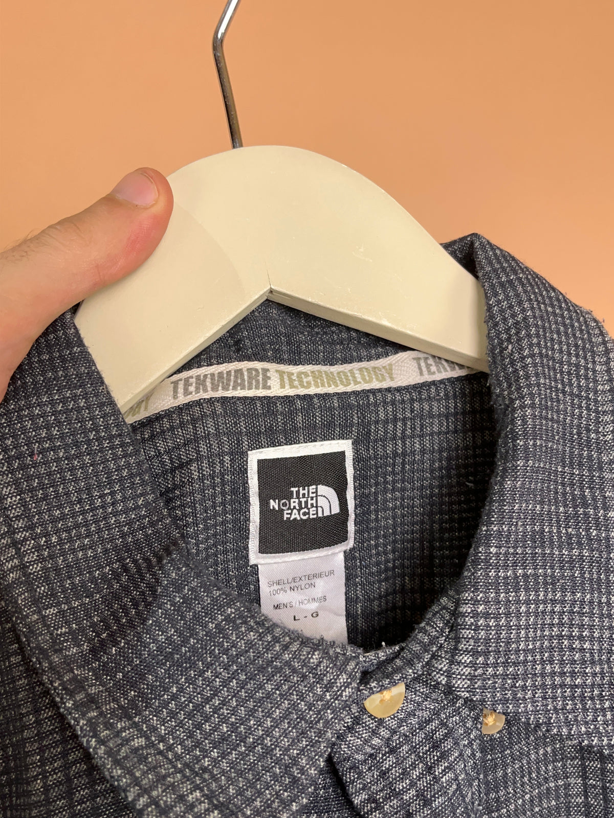 The North Face Charcoal Plaid Shirt - L