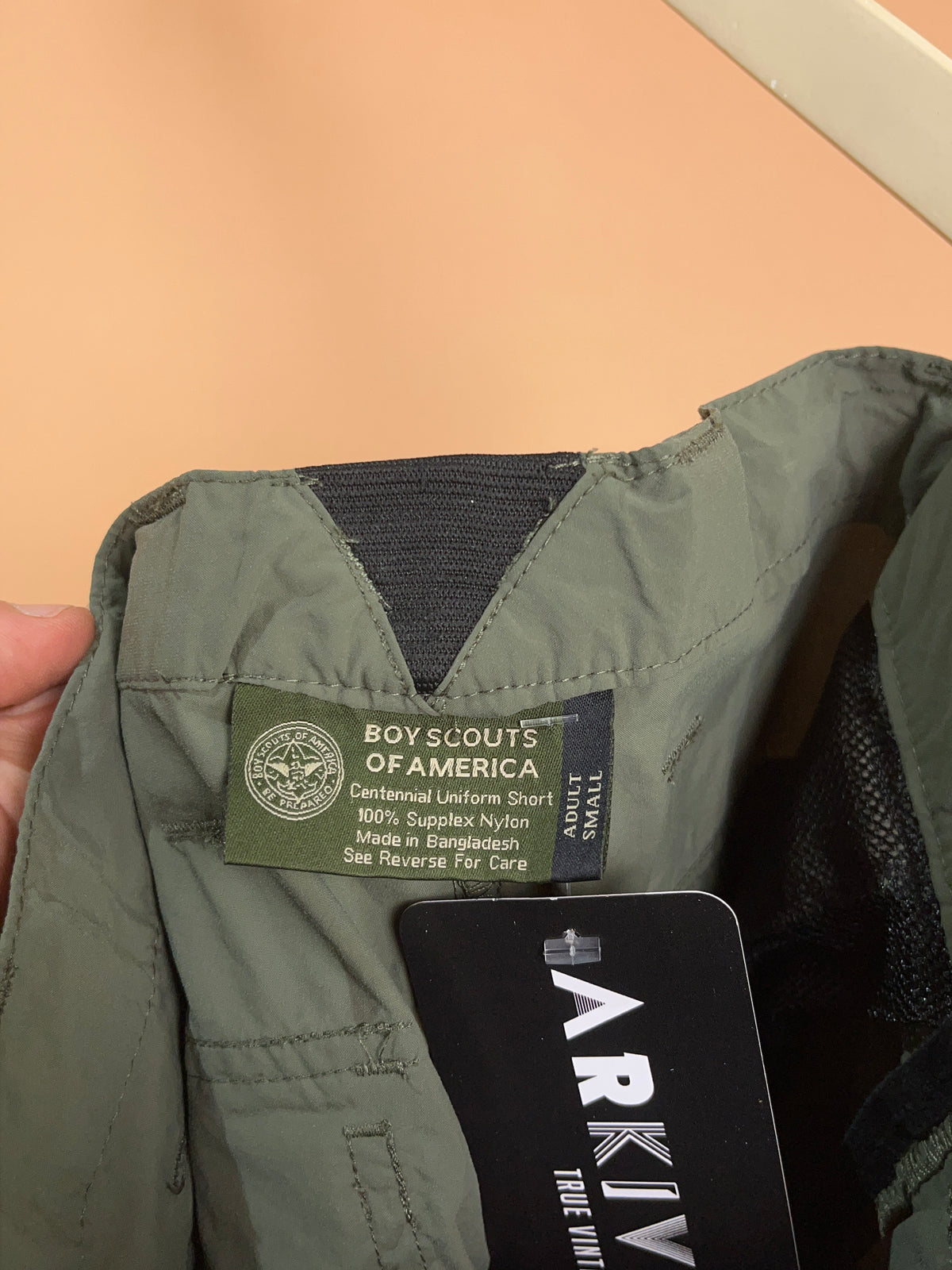 Boy Scouts Of America Olive Green Cargo Shorts