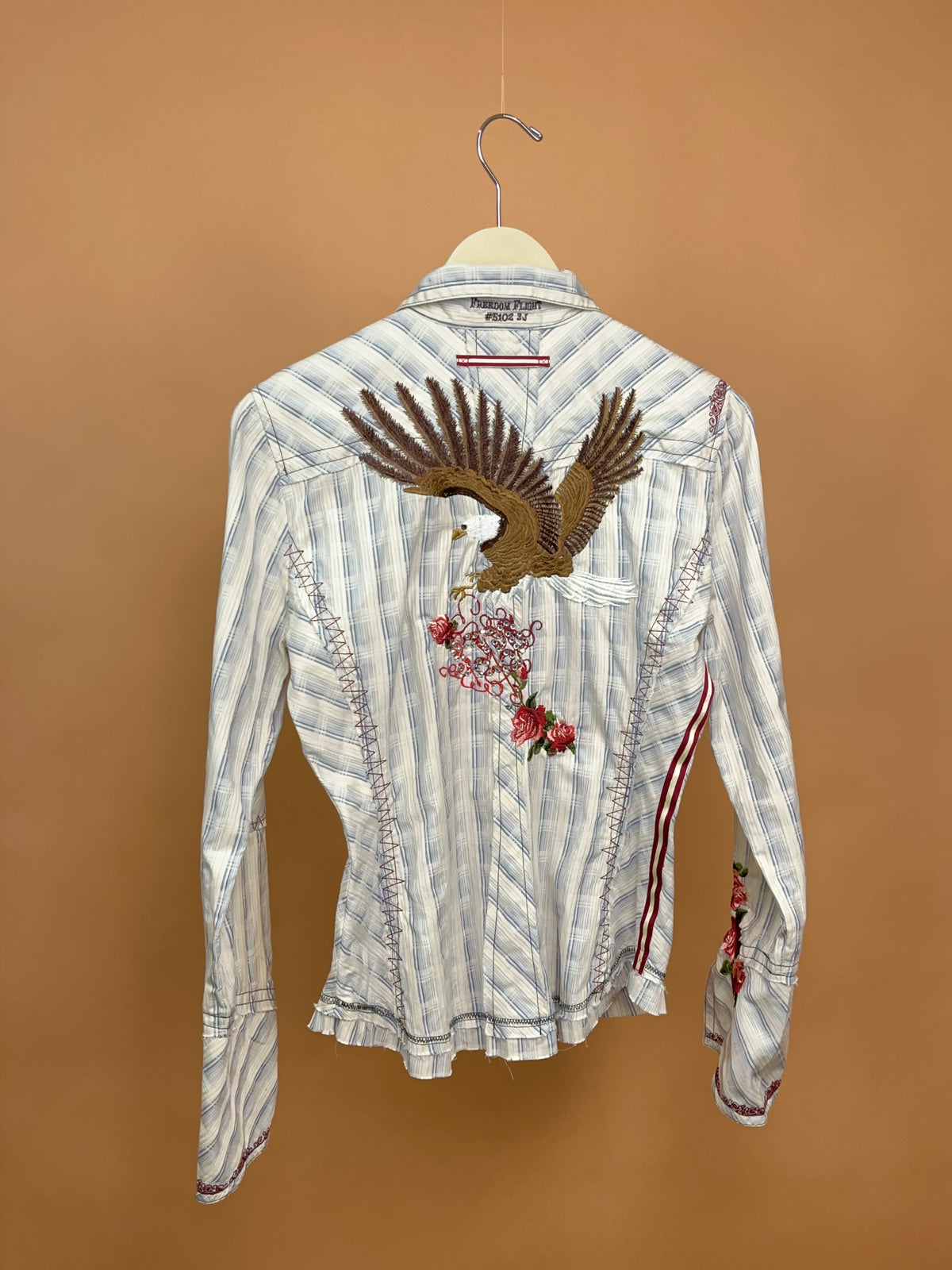 Johnny Was "Workshop" Floral Embroidered Shirt - S