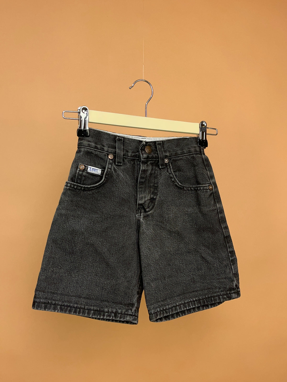 1990s Lee Black Denim Shorts - 3Y
