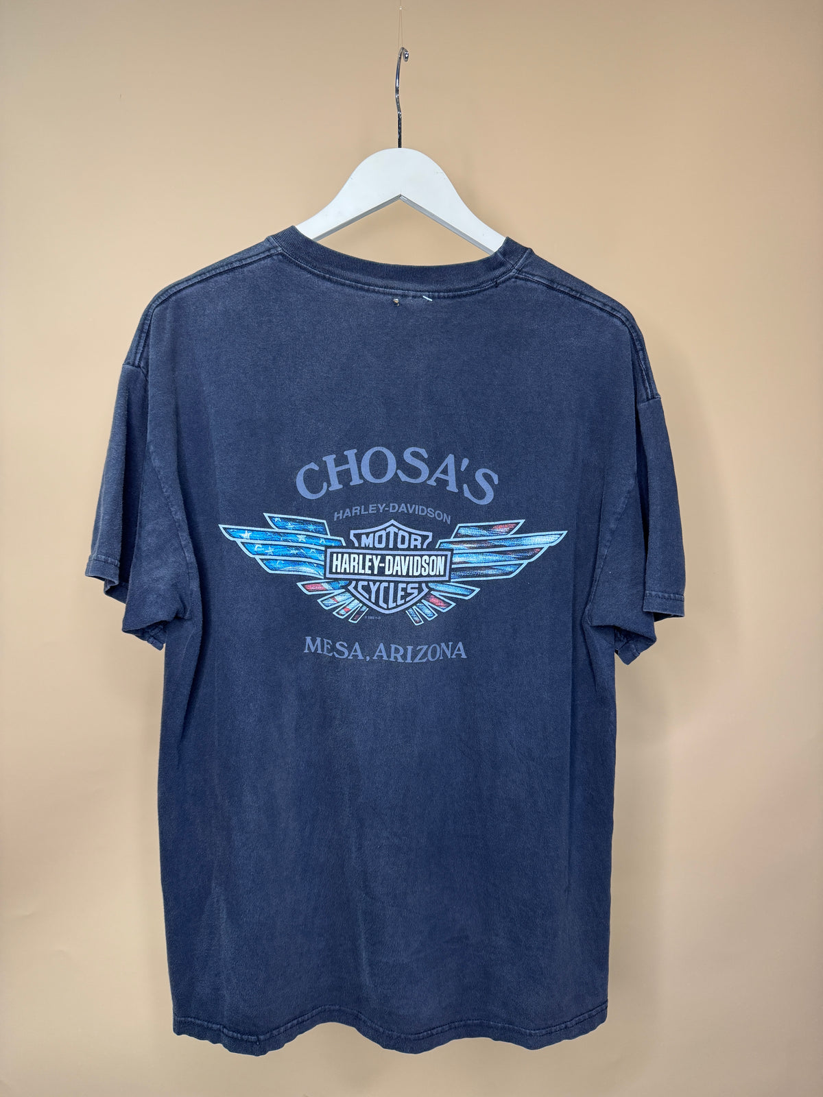 1990s US Eagle Harley Davidson T-Shirt - L