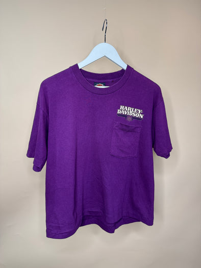 Cropped New York Harley Davidson T-Shirt