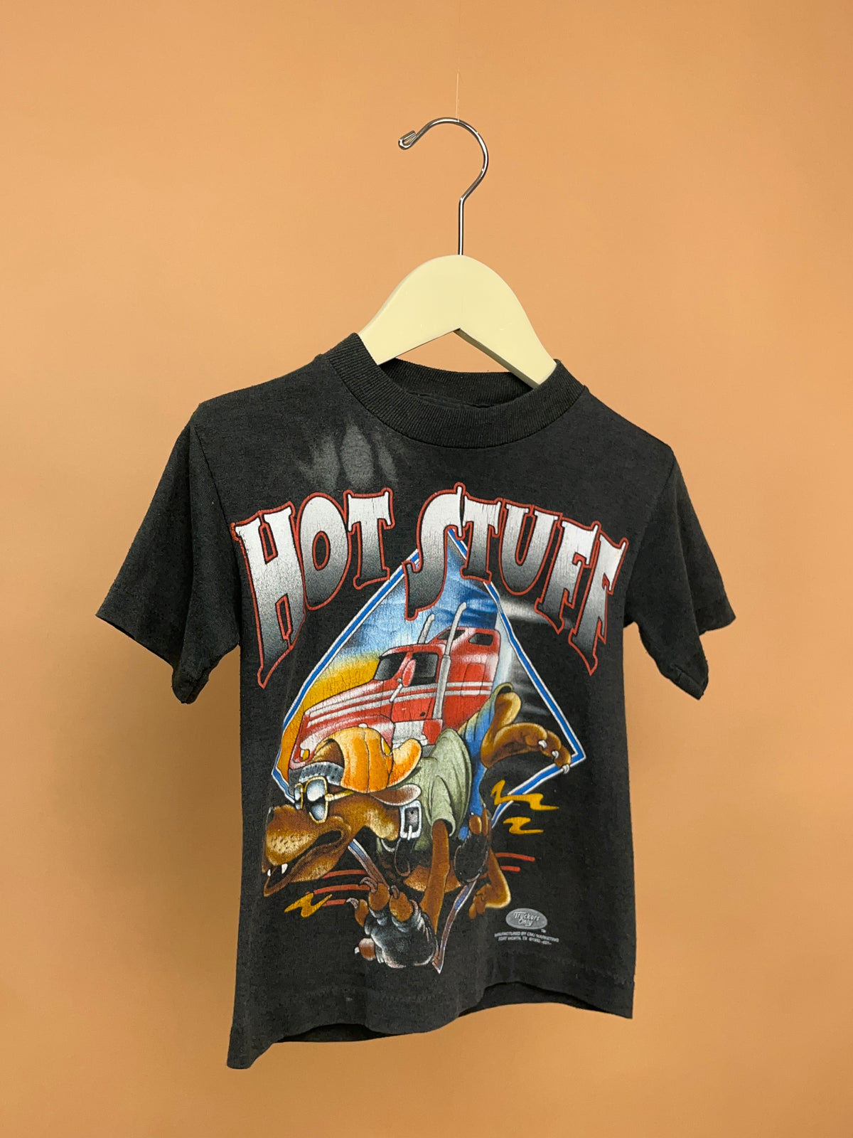 1990s 3D Emblem Graphic T-shirt - 2Y