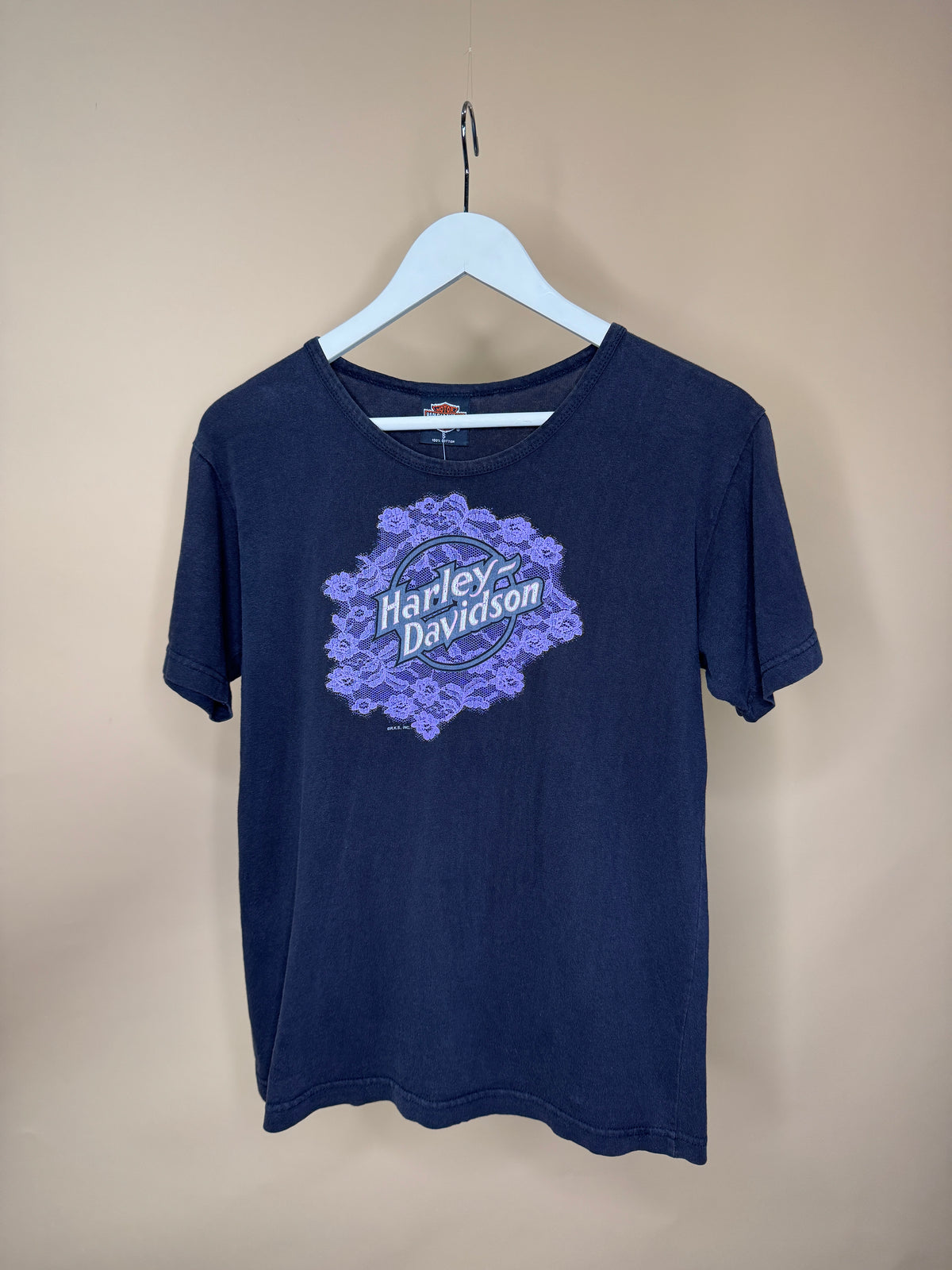 1990s Harley Davidson Lace T-Shirt - S