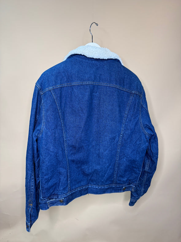1980's Levi's Boa Lined Stone Wash Denim Jacket