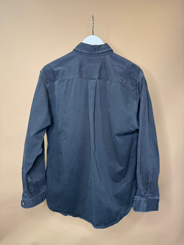Carhartt Dark Grey Long Sleeve Button-Up Shirt