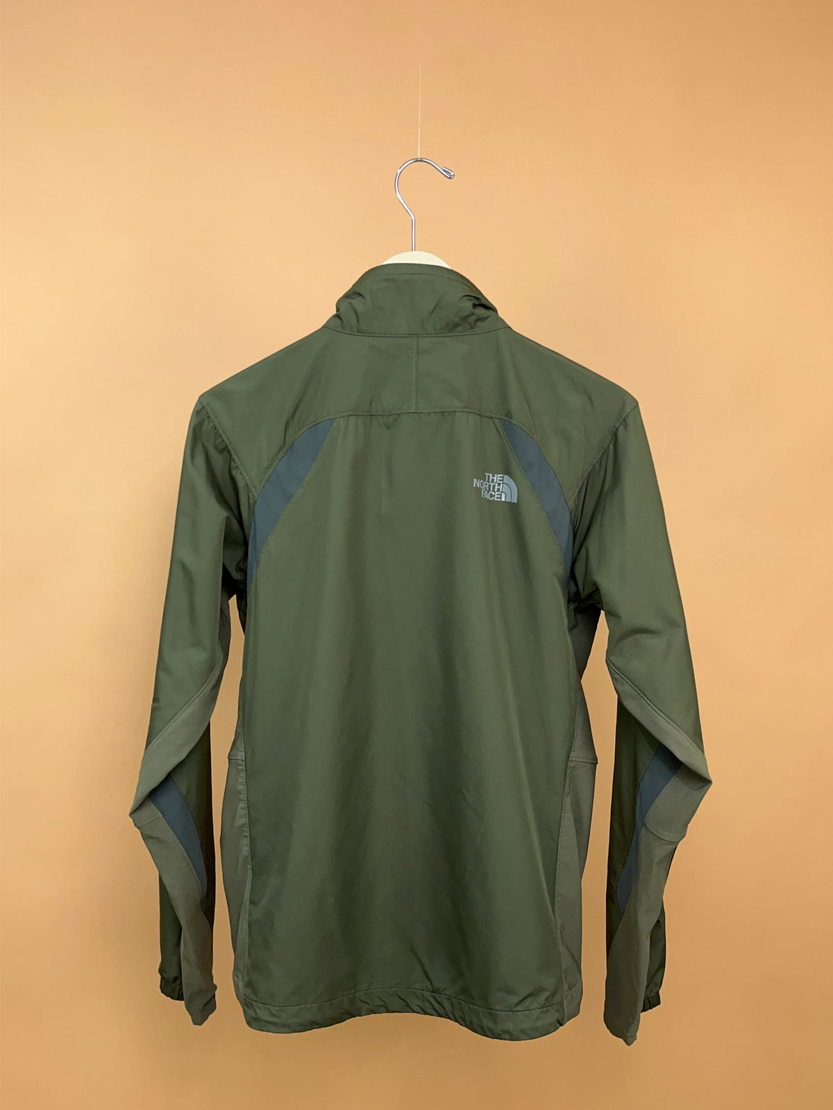 Y2K The North Face Khaki Green Windbreaker - S