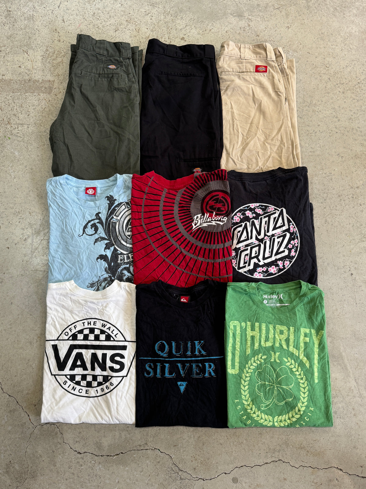 Wholesale Vintage Surf/Skate Vintage Bundle (9 pieces)