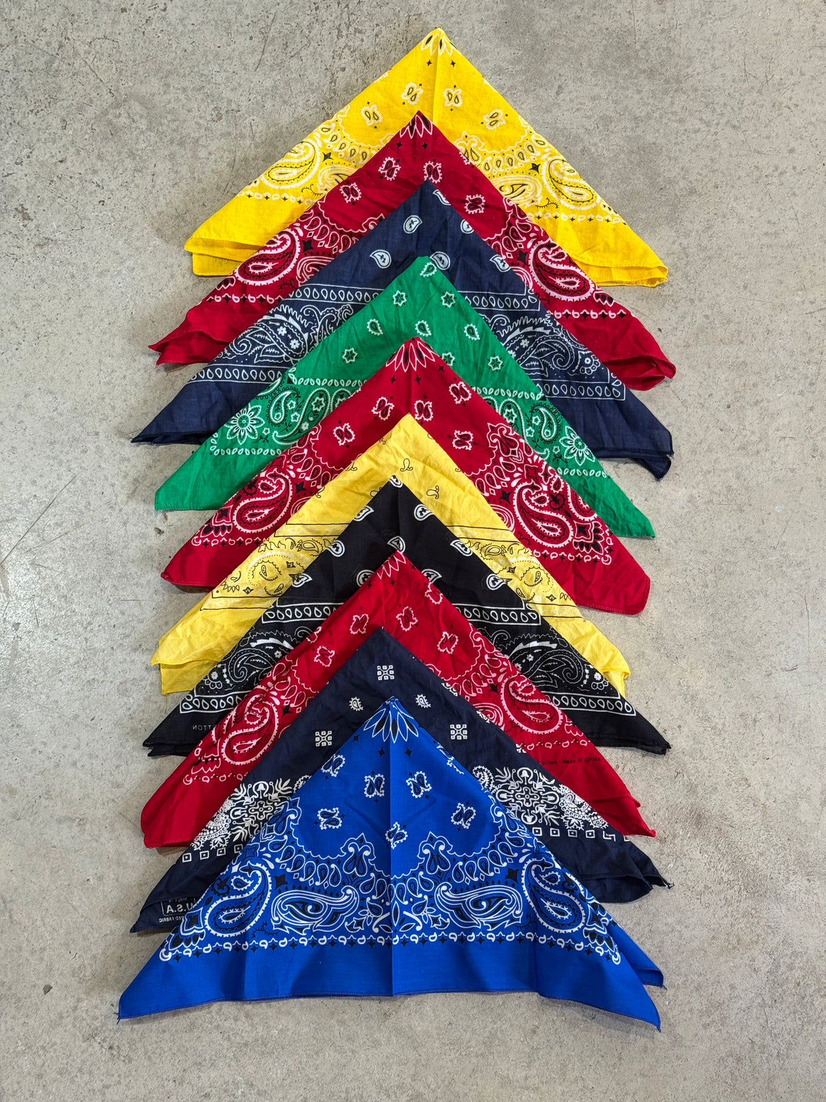 Wholesale Bandana Bundle (10 Bandanas)