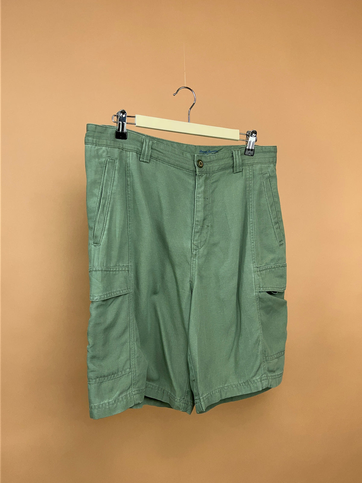 Tommy Bahama Relax Olive Green Cargo Short - 33"