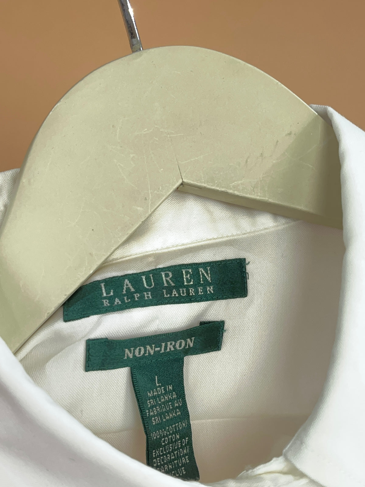 Y2k 'Lauren' Ralph Lauren Open Sleeve White Blouse - L