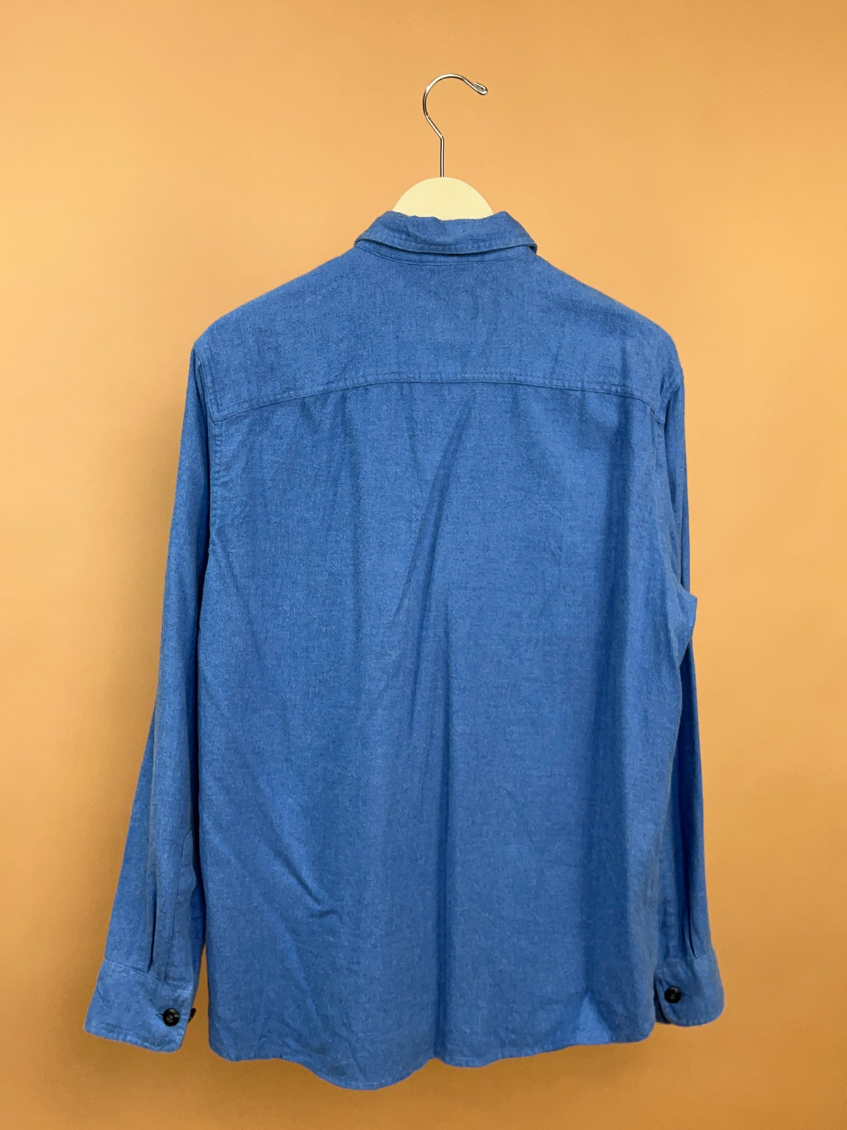 Y2K Pendleton Heathered Slate Blue Burnside Flannel Shirt - L