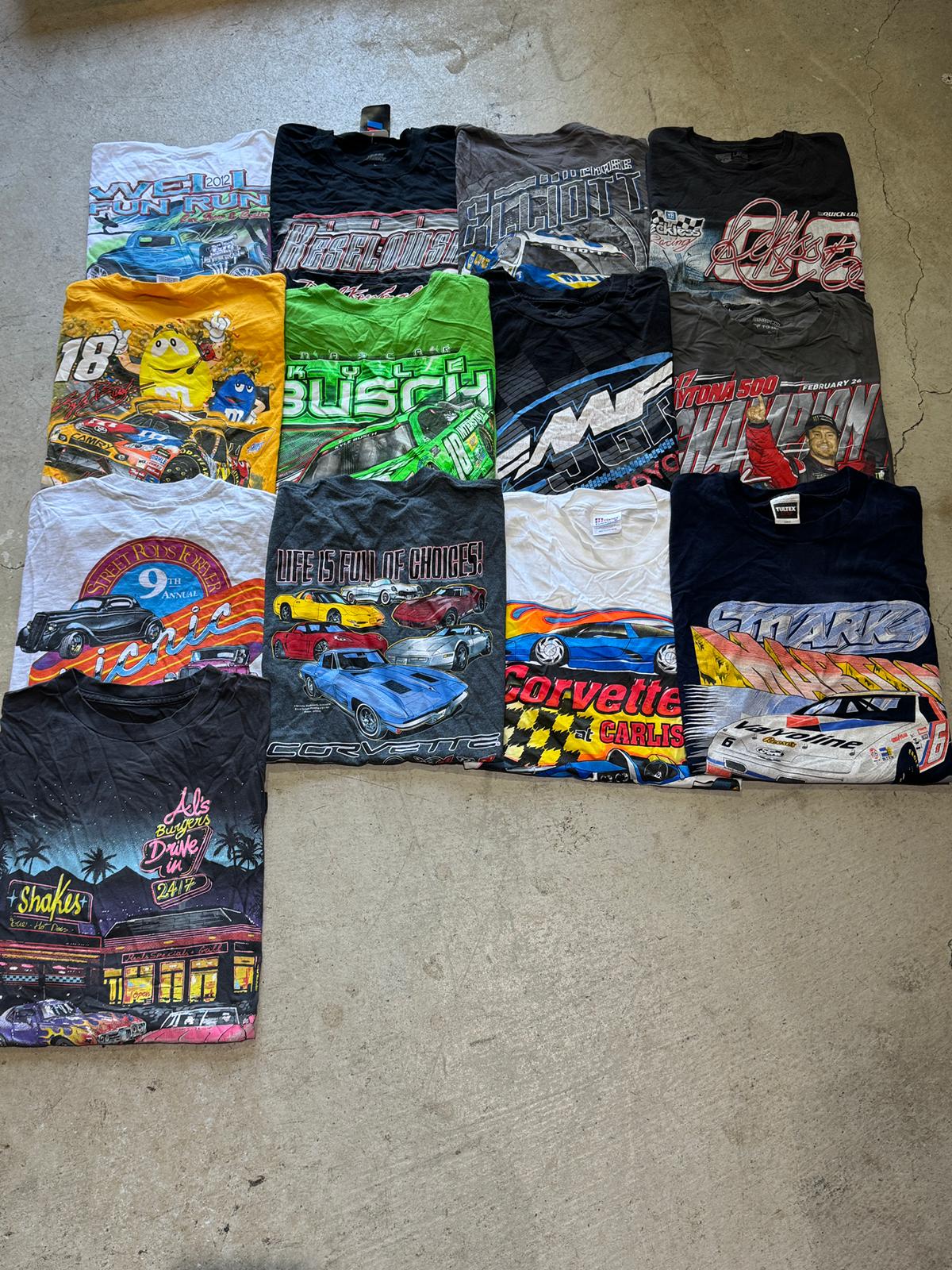 Nascar Vintage T-Shirt Bundle (13 tees)