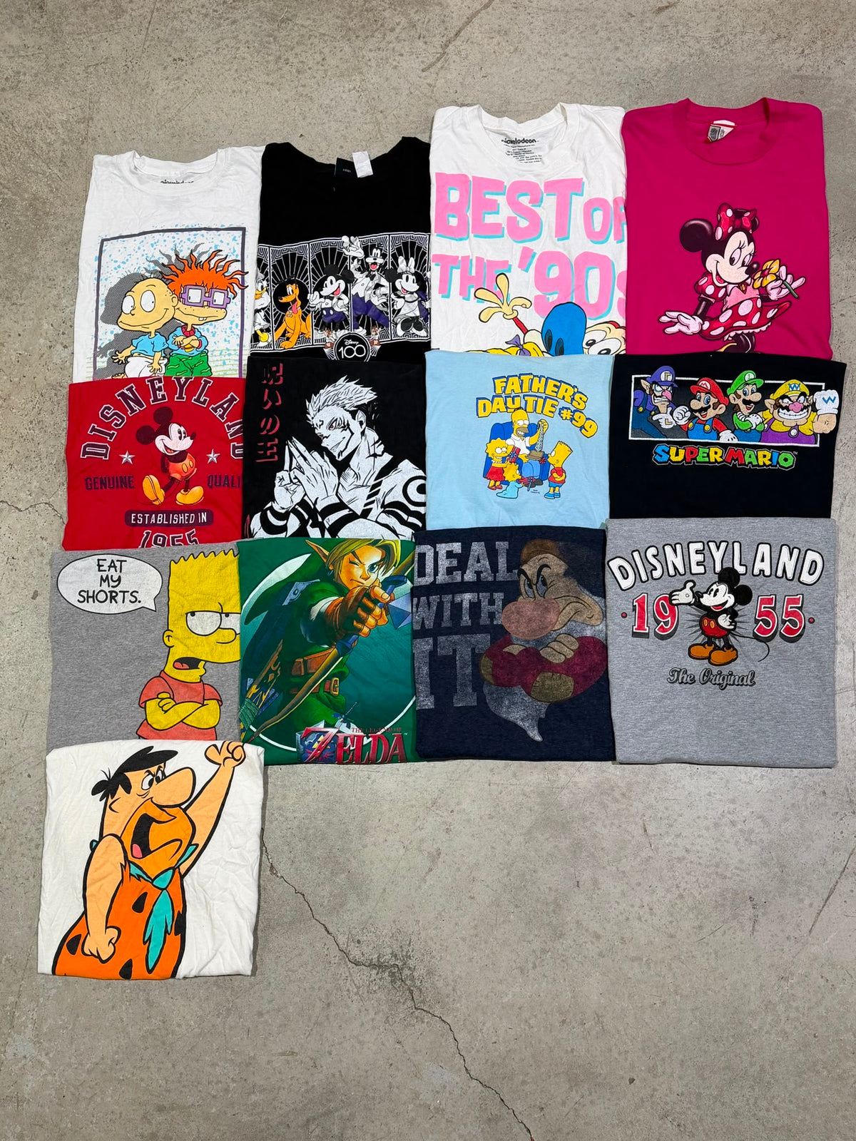 Disney & Character Vintage T-Shirt Bundle (13 tees)